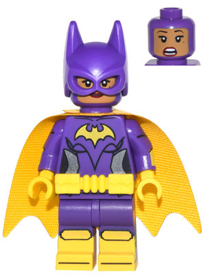 LEGO Minifigure-Batgirl-Dimensions / Super Heroes / The LEGO Batman Movie-dim044-Creative Brick Builders